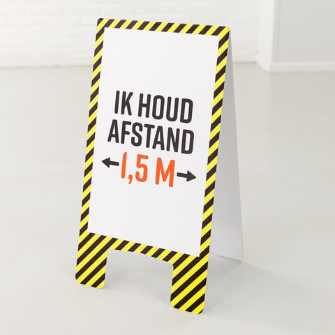 houd-afstand-actiebord