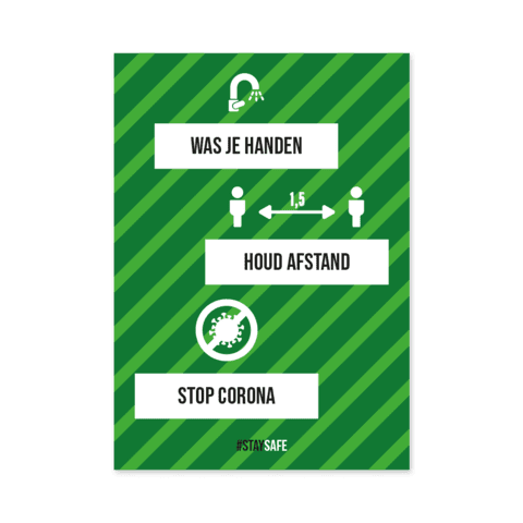 Stop Corona - meerdere kleuren mogelijk