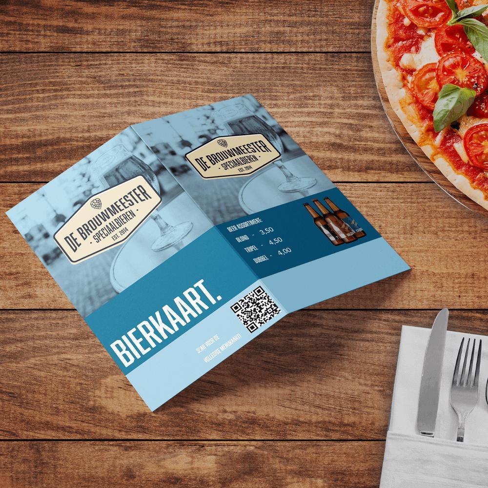 QR-code producten | QR-code horeca | Drukwerknodig