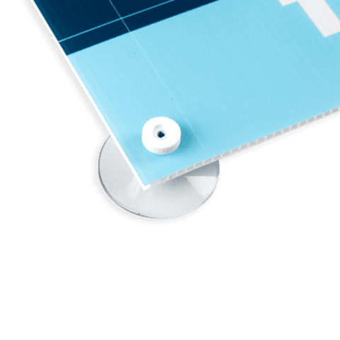 Reclamebord bedrukken als raambord