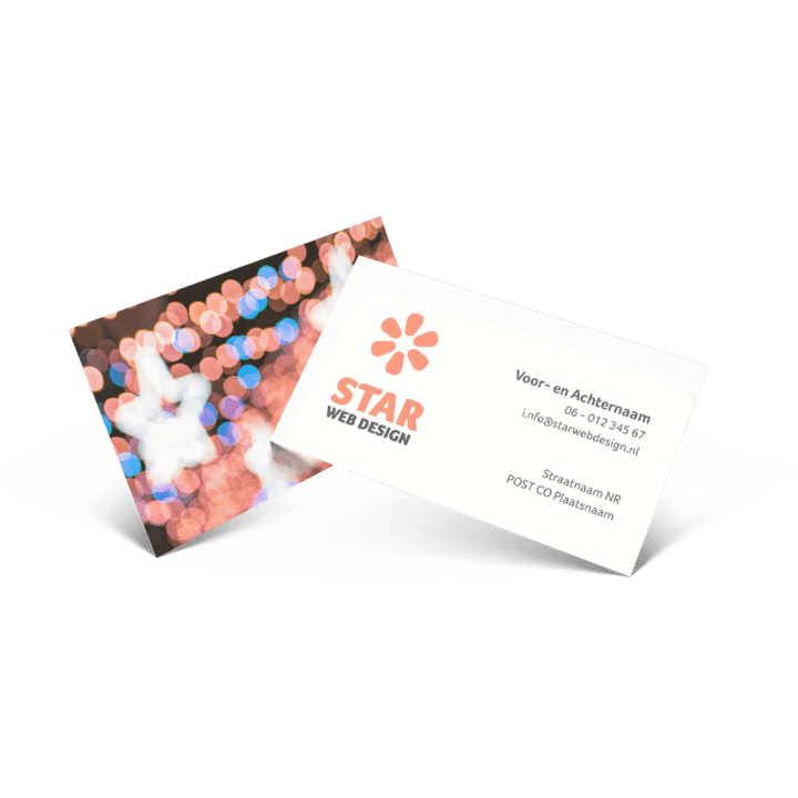 Ronde visitekaartjes maken