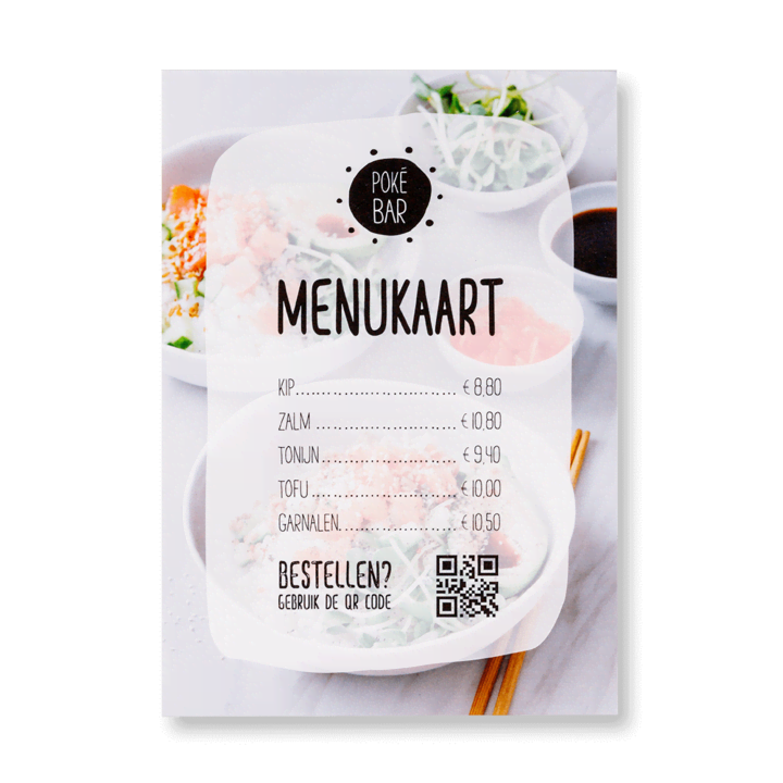 Forex bedrukken (menukaart)