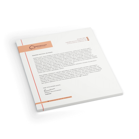 briefpapier drukken briefpapier-drukken