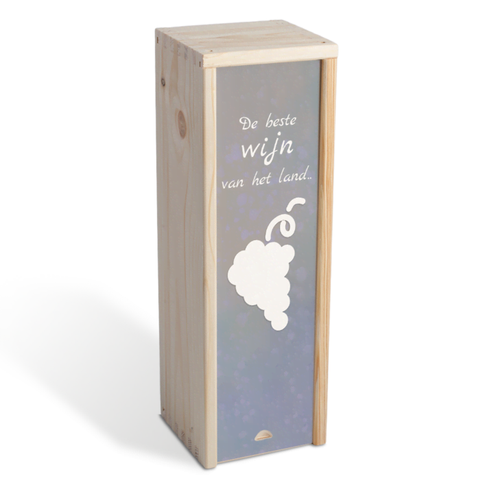 Wijnkist bedrukken met logo