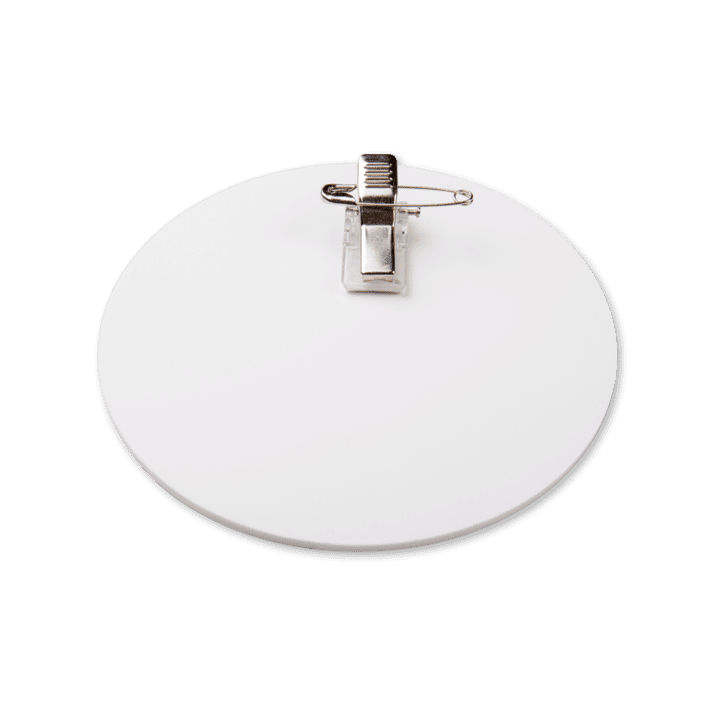 Naambadge achterkant