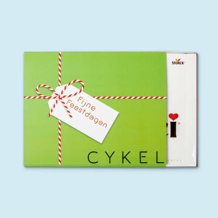 Kerstgeschenk personeel Merci