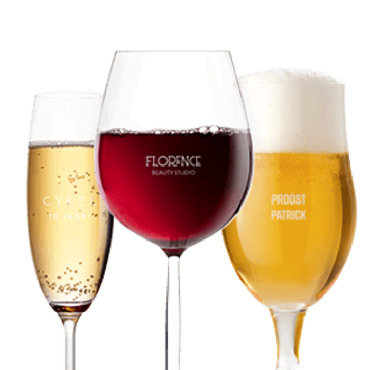 Kerstattentie klanten glazen