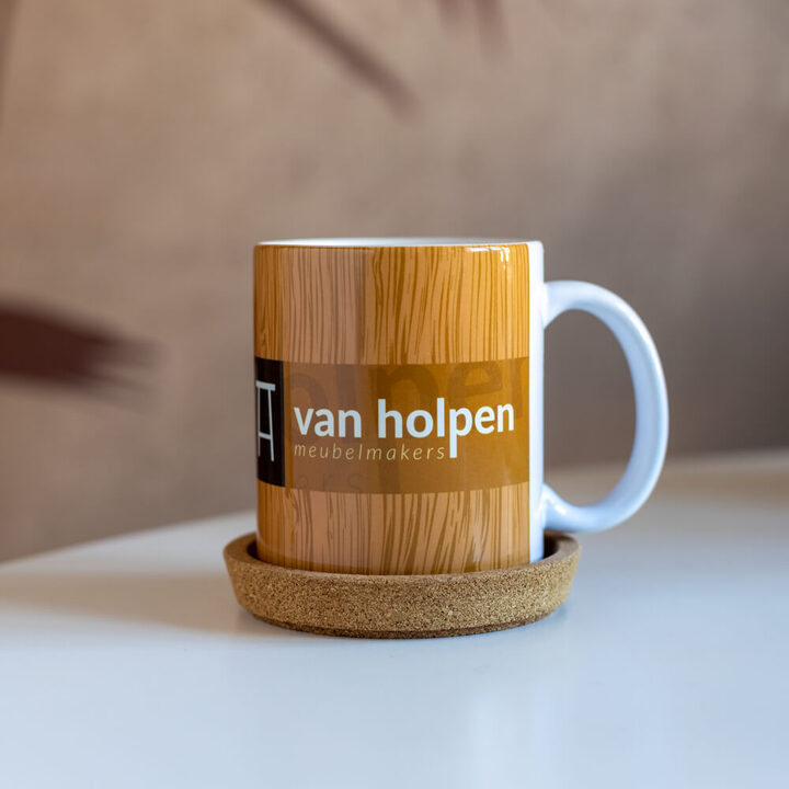 Mok met logo, foto of tekst Mok met logo, foto of tekst