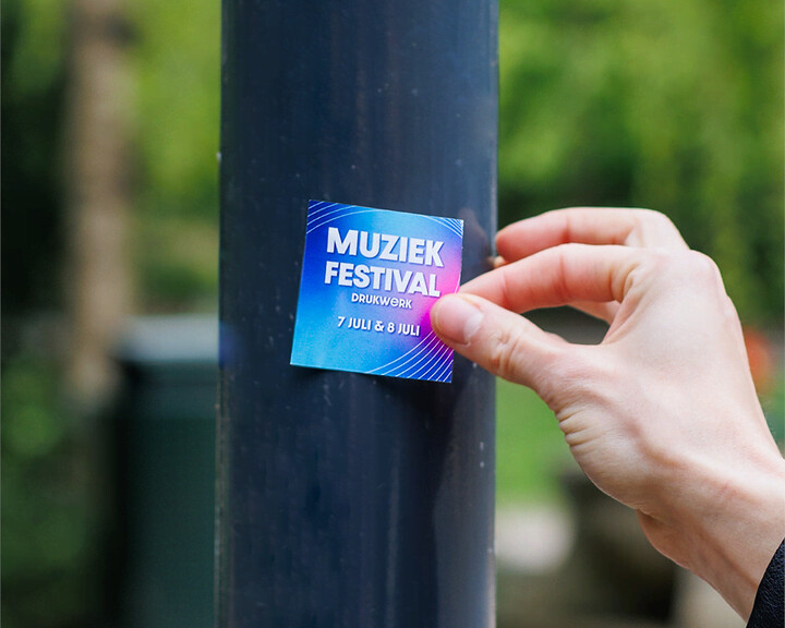 Buiten stickers - weerbestendig