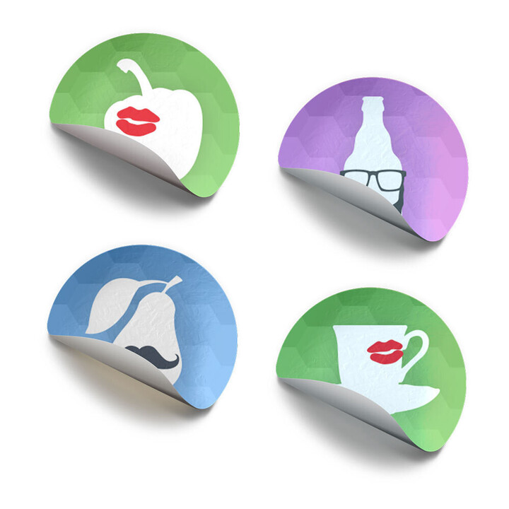 Kleine en grote stickers maken