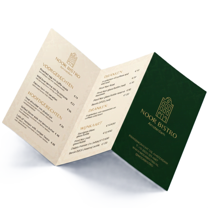 Menukaarten maken