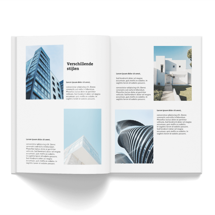  portfolio opengeslagen