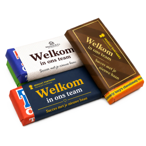 Onboarding geschenk chocolade