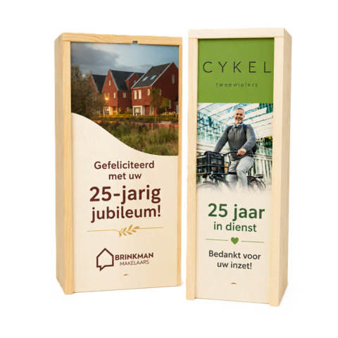 Wijnkist jubileumcadeau Wijnkist jubileumcadeau